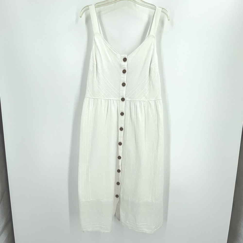 Universal Thread White Button-Front Sundress - image 3